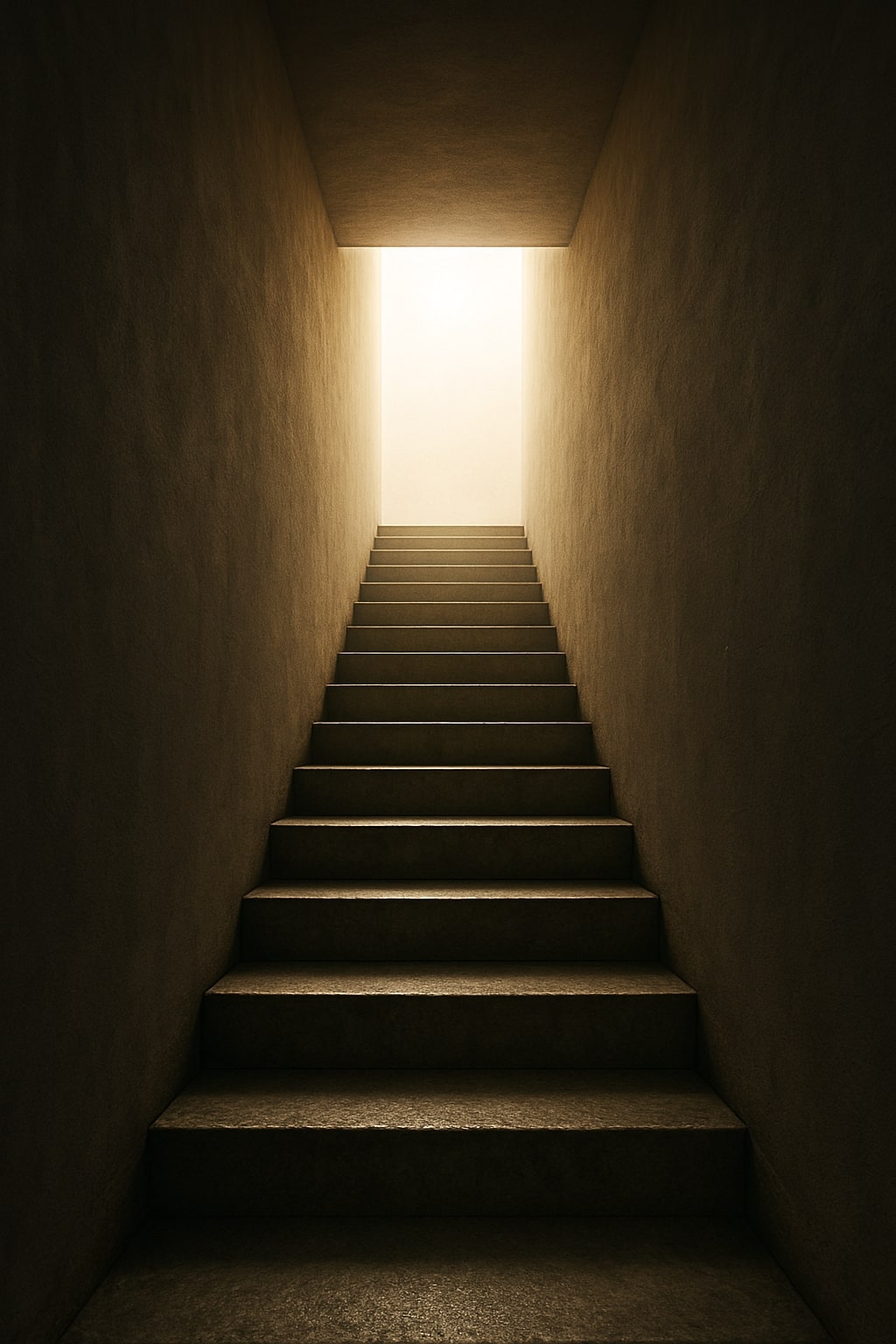 Staircase leading to light